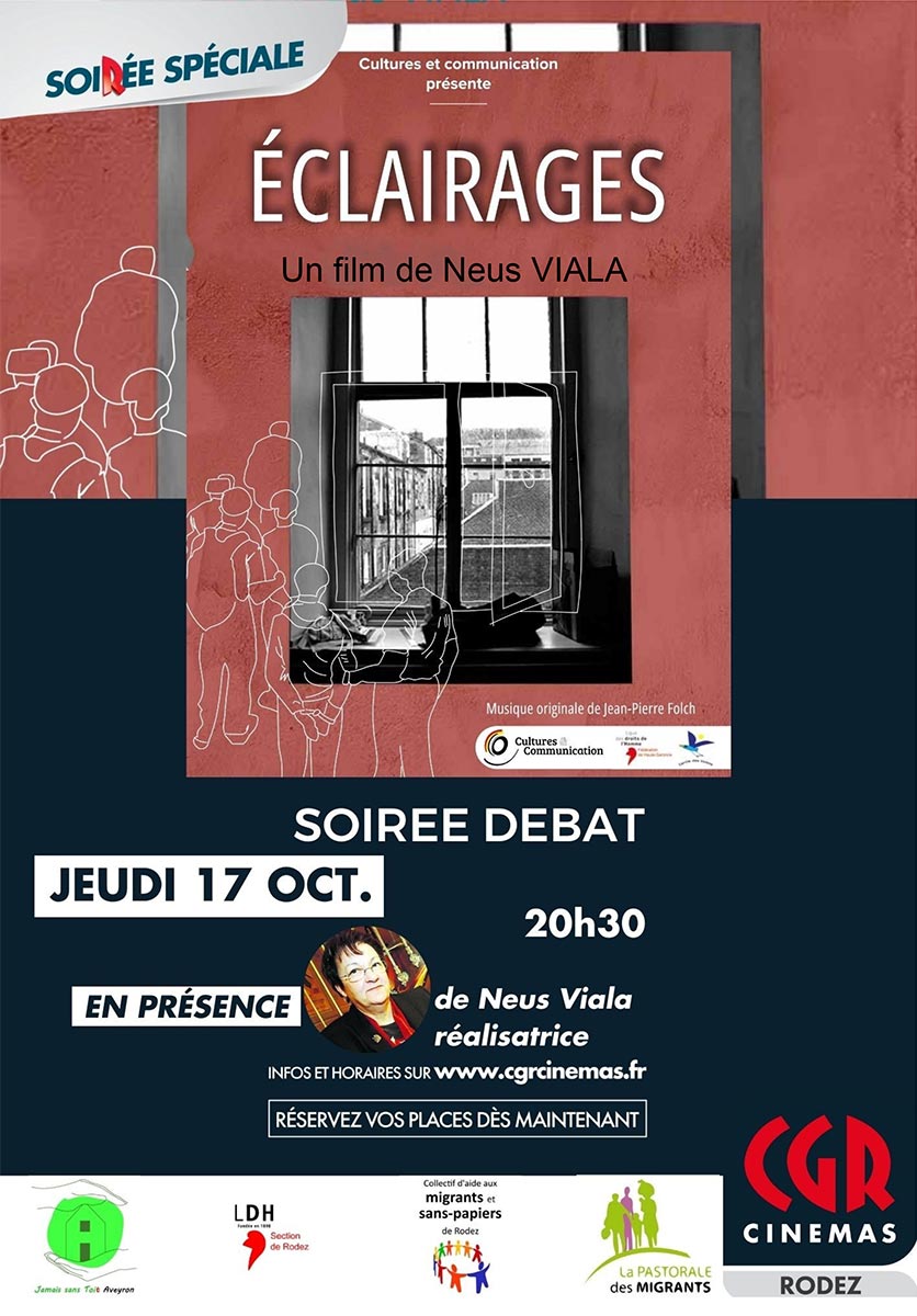 Projection film "Éclairages" au cinéma CGR de Rodez